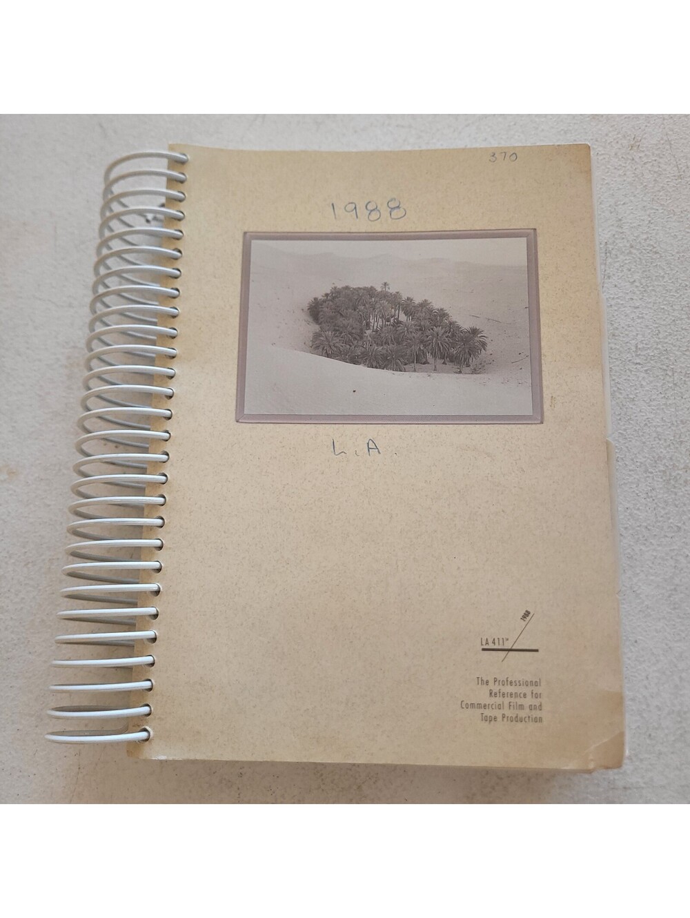 LA 411 1988 Vintage Los Angeles Film TV Commercial Tape Production Directory